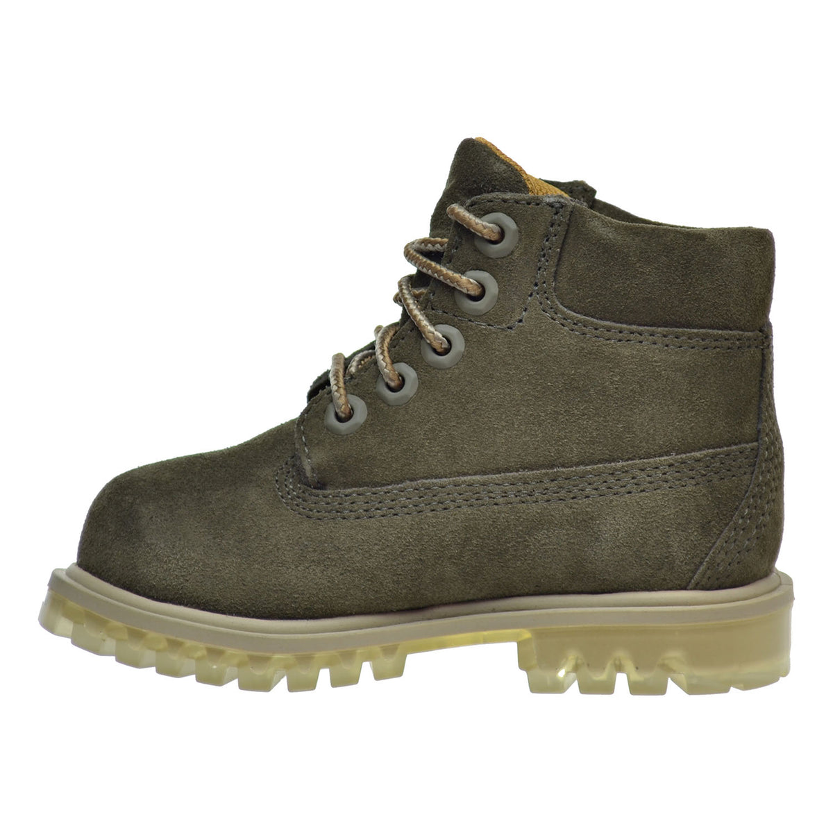 Timberland 6 Inch TPU Outsole Waterproof Suede Premium Toddler Boots Dark Green