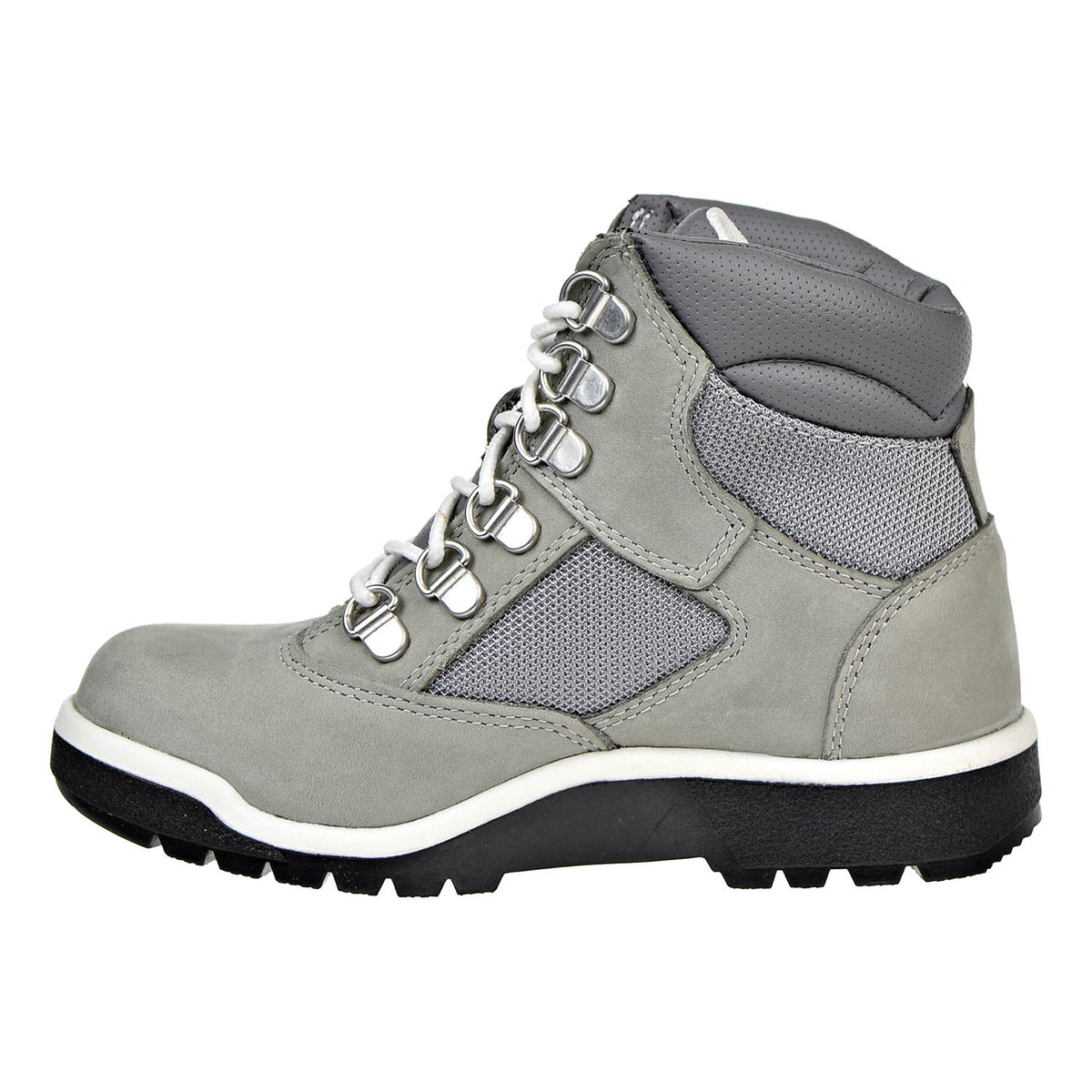 Timberland 6 Inch Little Kids Field Boots Grey Nubuck