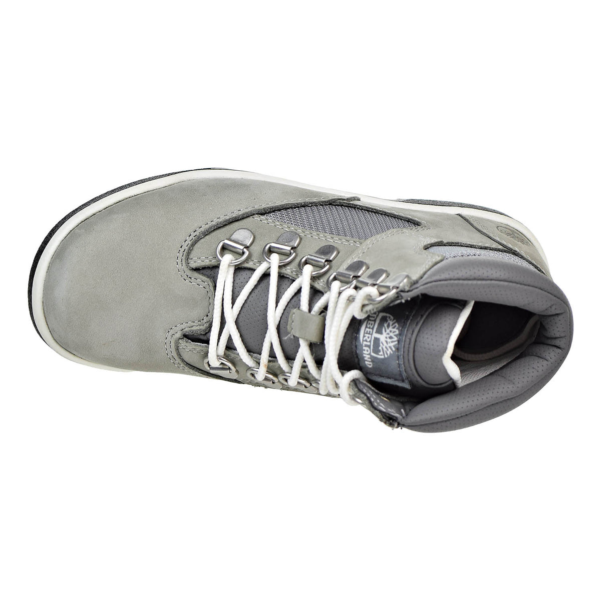 Timberland 6 Inch Little Kids Field Boots Grey Nubuck