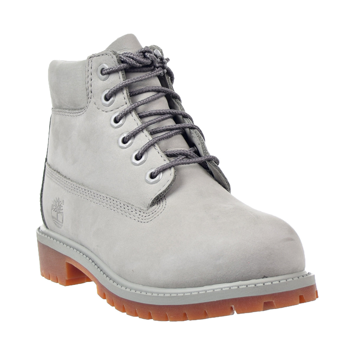 Timberland 6 Inch Premium Little Kids Boots Light Grey