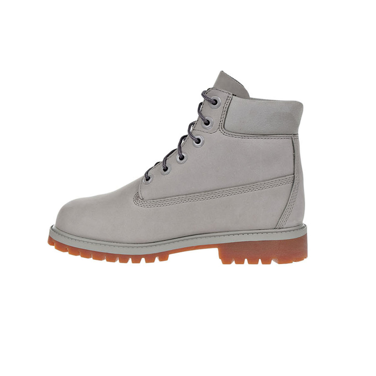 Timberland 6 Inch Premium Big Kid's Waterproof Boots Grey