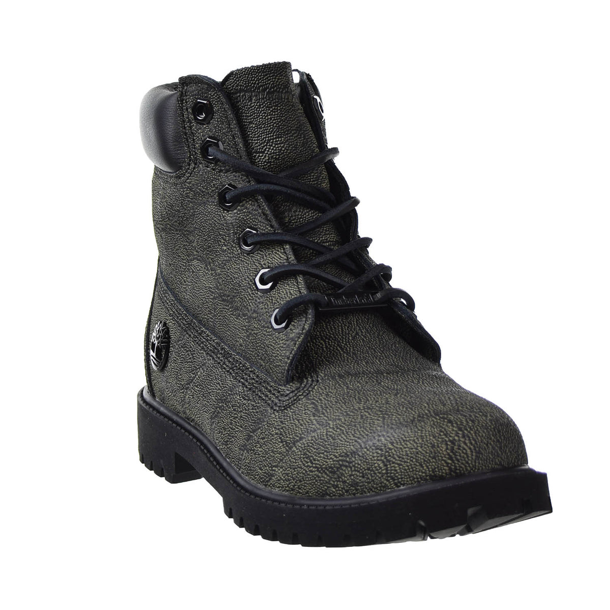 Timberland 6 Inch Premium Juniors Boots Gray Earth Helcore Leather
