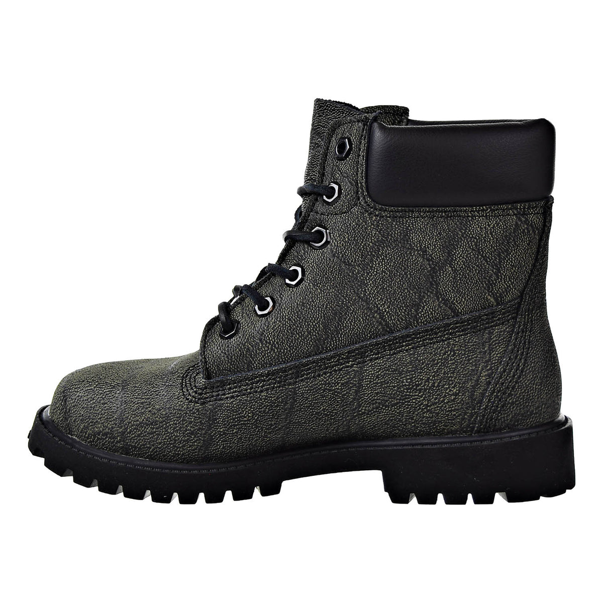 Timberland 6 Inch Premium Juniors Boots Gray Earth Helcore Leather