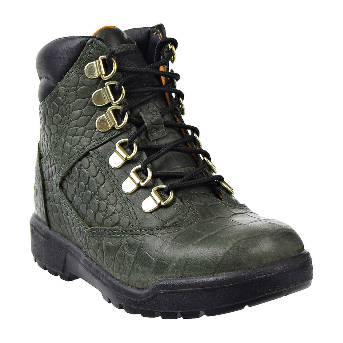 Timberland 6 Inch Premium Field Big Kids' Field Boot Green