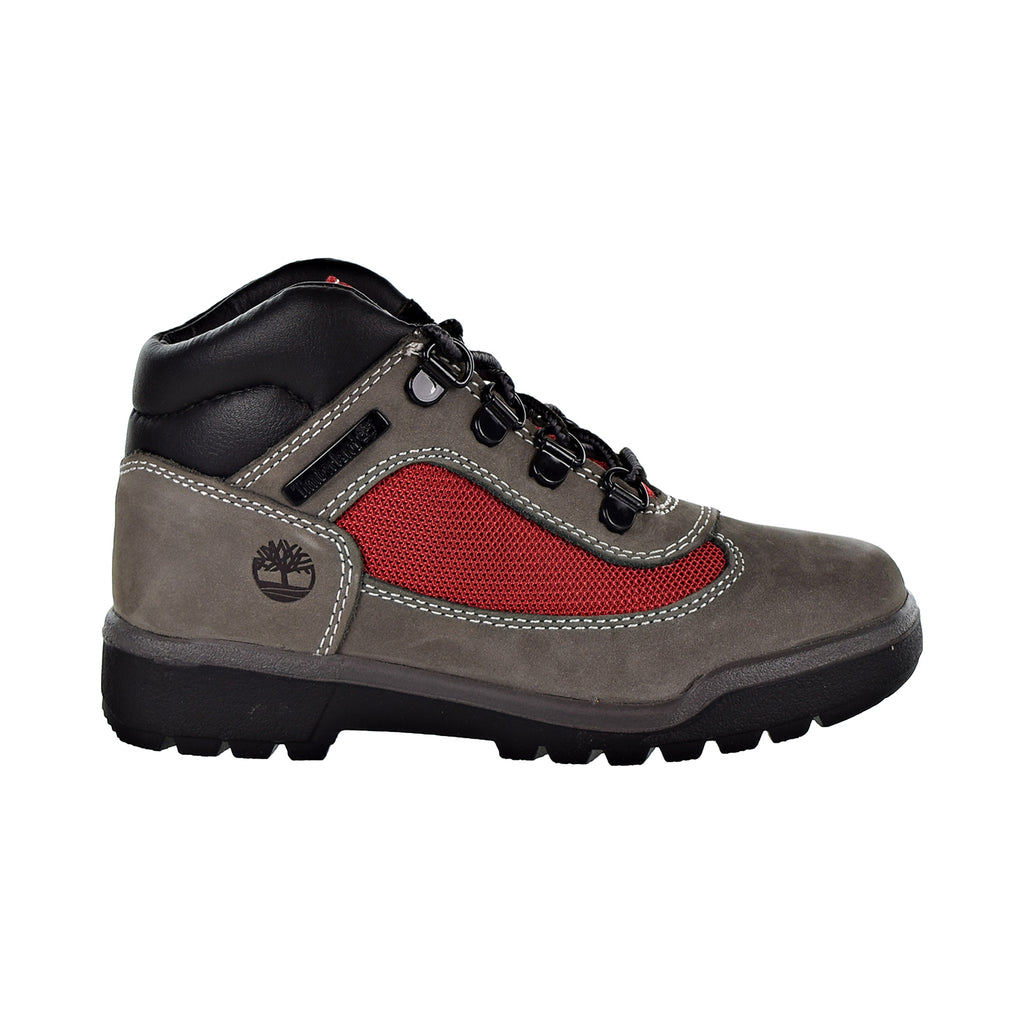 Timberland Field Boot Little Kids' Shoes Grey/Red