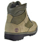 Timberland 6" Leather Field Boot Little Kid's Shoes Green Suede
