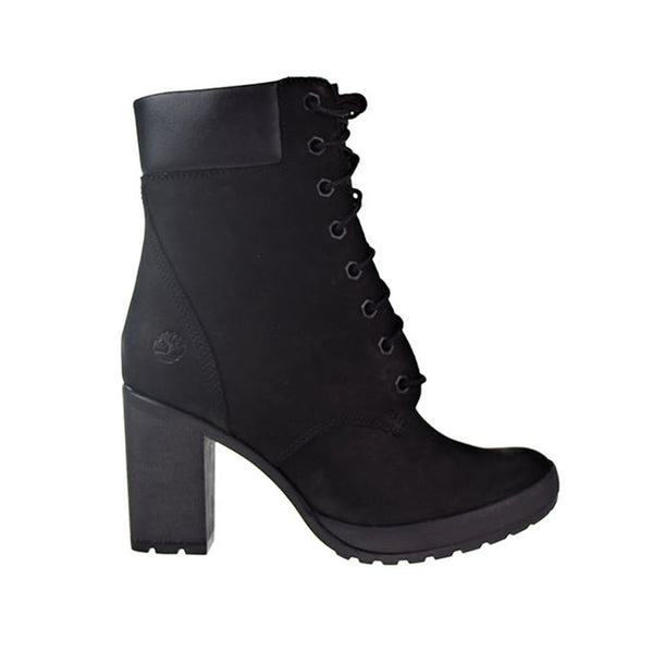 Timberland black high heel fashion boots