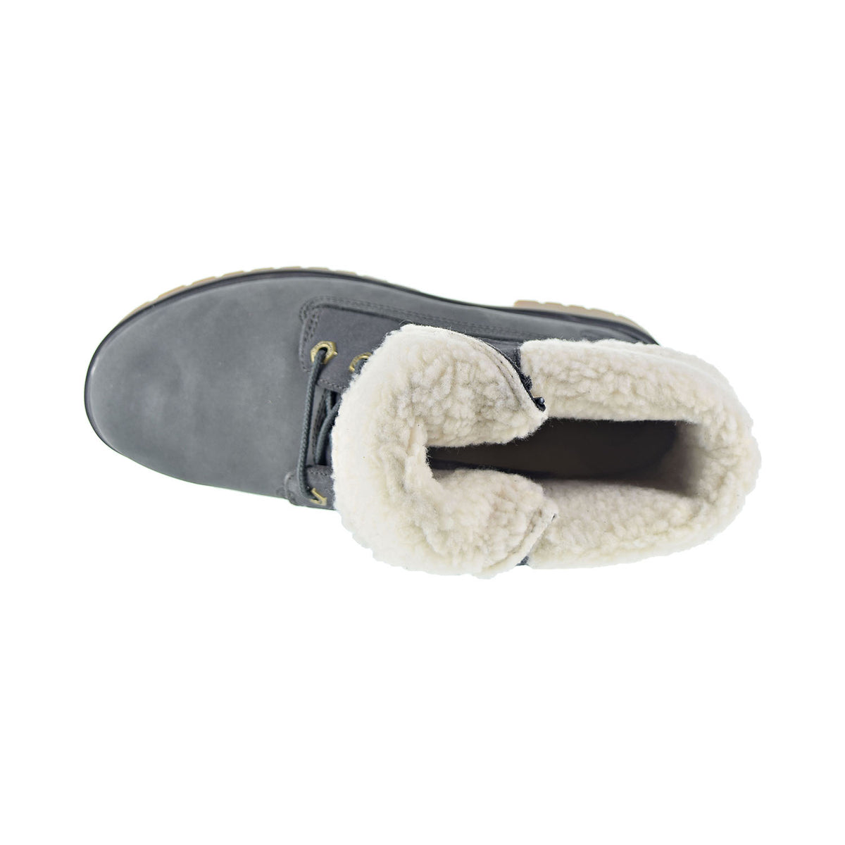 Timberland Jayne WP Fleece Fold Down Women's Boot Dark Grey Nubuck