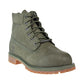 Timberland Premium 6 Inch Waterproof Boot Big Kids' Shoes Dark Green Nubuck