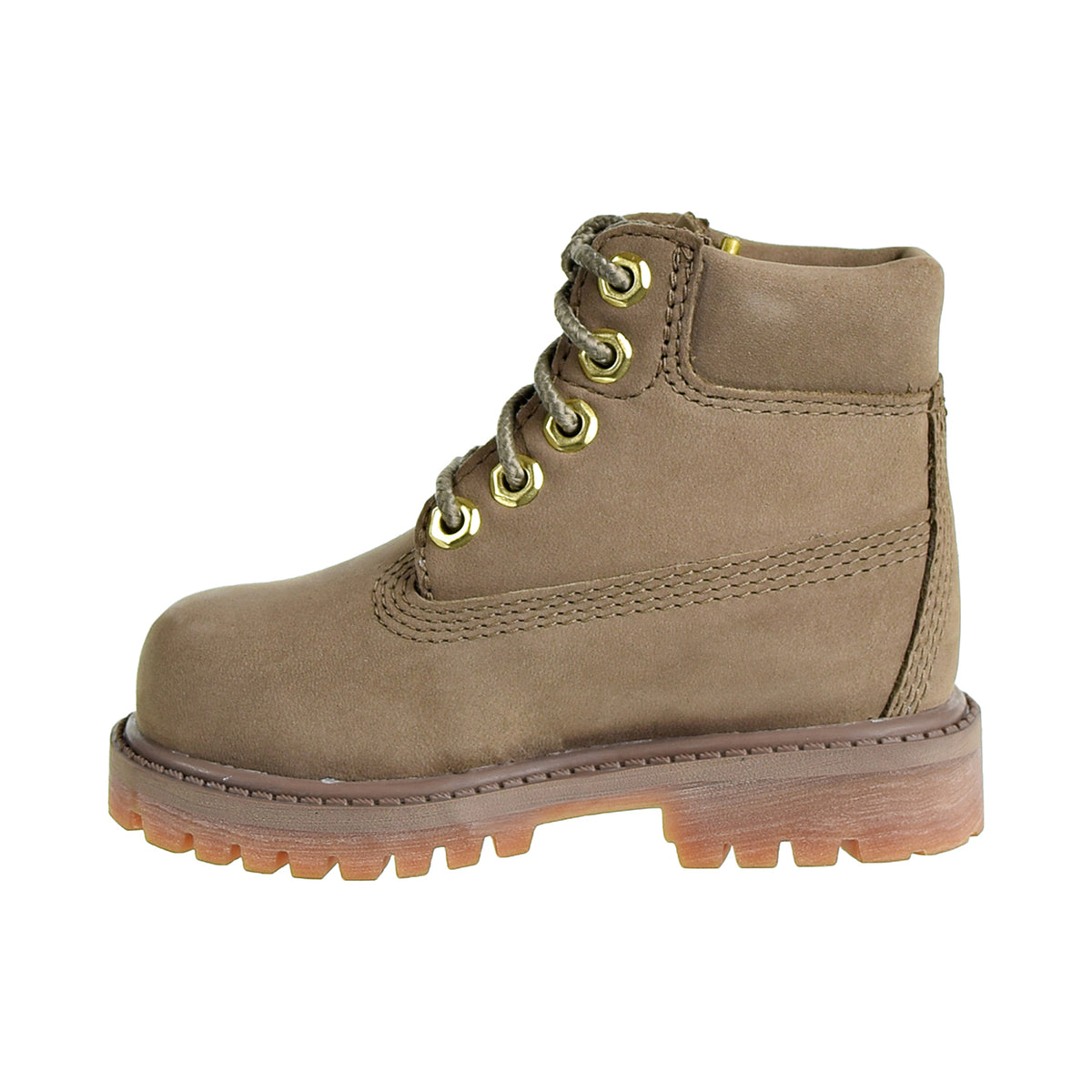 Timberland Premium 6" Waterproof Boot Toddler's Shoes Dark Beige