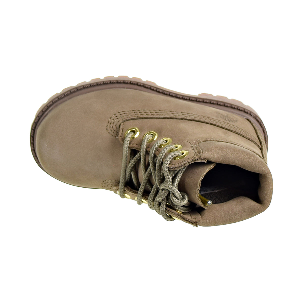 Timberland Premium 6" Waterproof Boot Toddler's Shoes Dark Beige