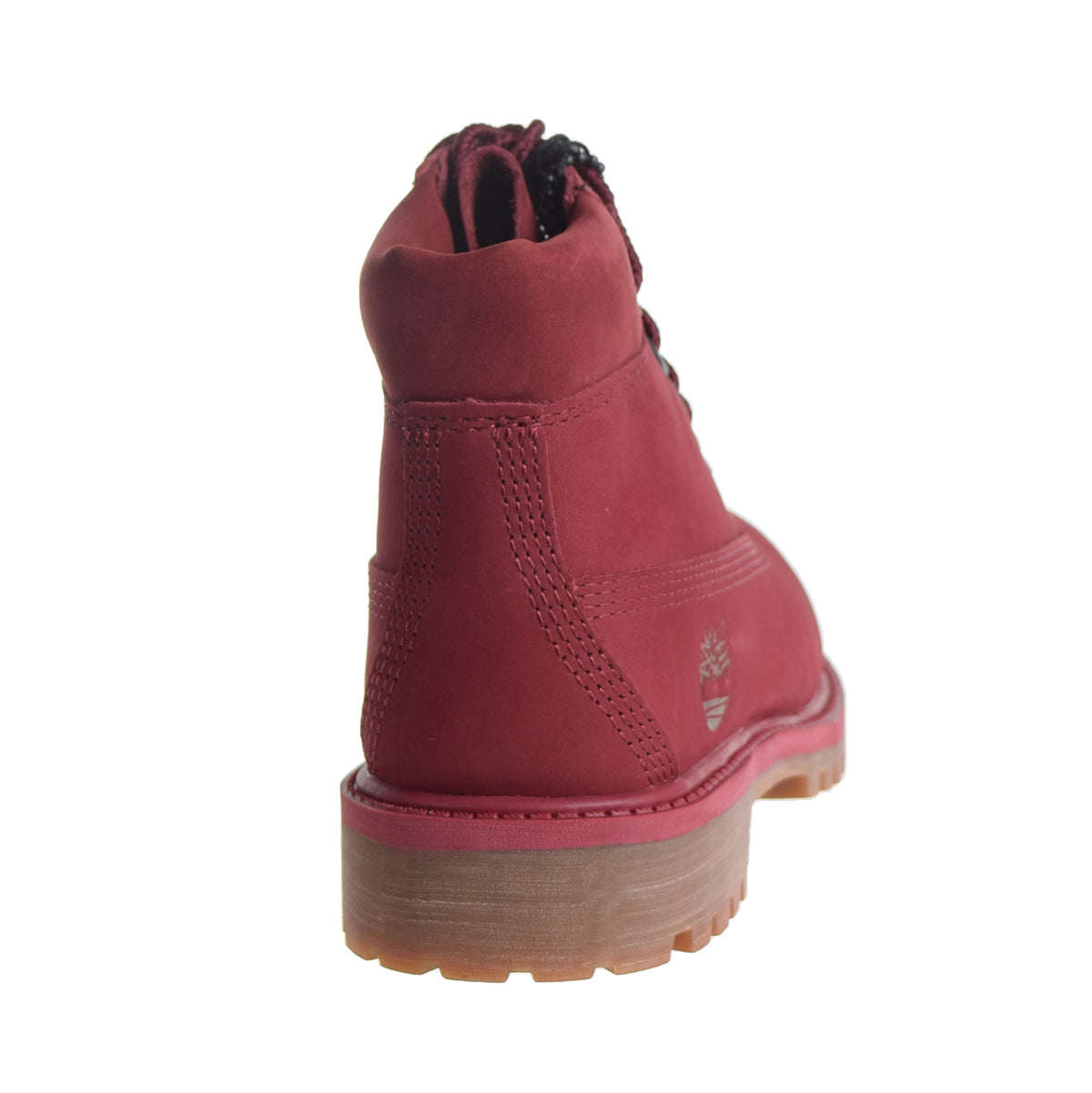 Timberland Premium 6" Waterproof Boot Little Kid's Shoes Burgundy