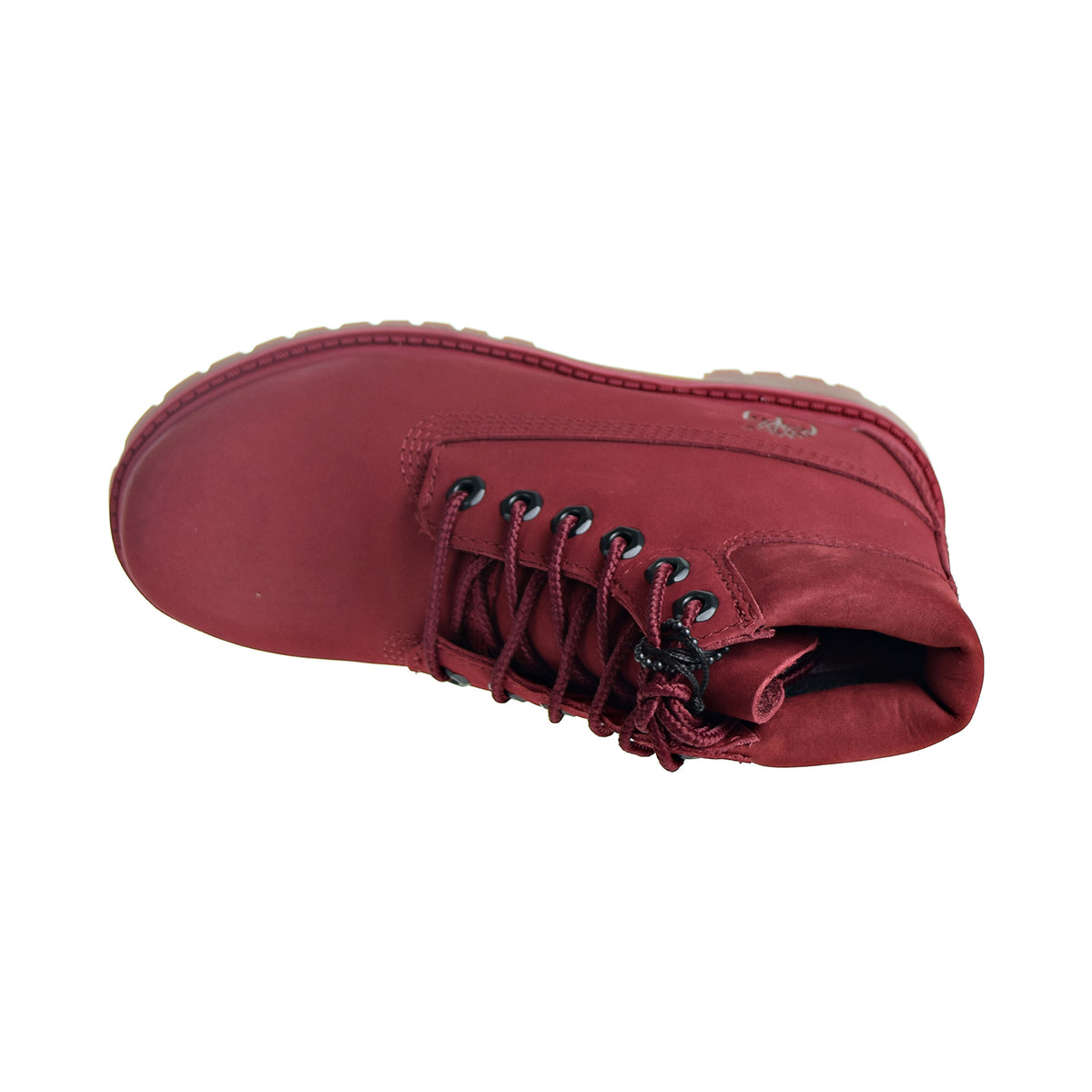 Timberland Premium 6" Waterproof Boot Little Kid's Shoes Burgundy