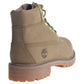 Timberland Premium 6" Waterproof Boot Little Kid's Shoes Dark Beige