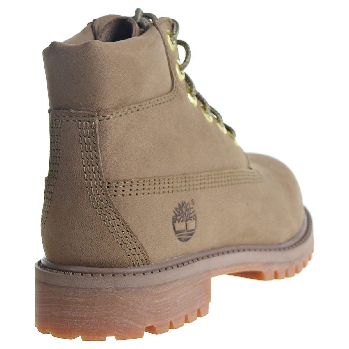 Timberland Premium 6" Waterproof Boot Little Kid's Shoes Dark Beige