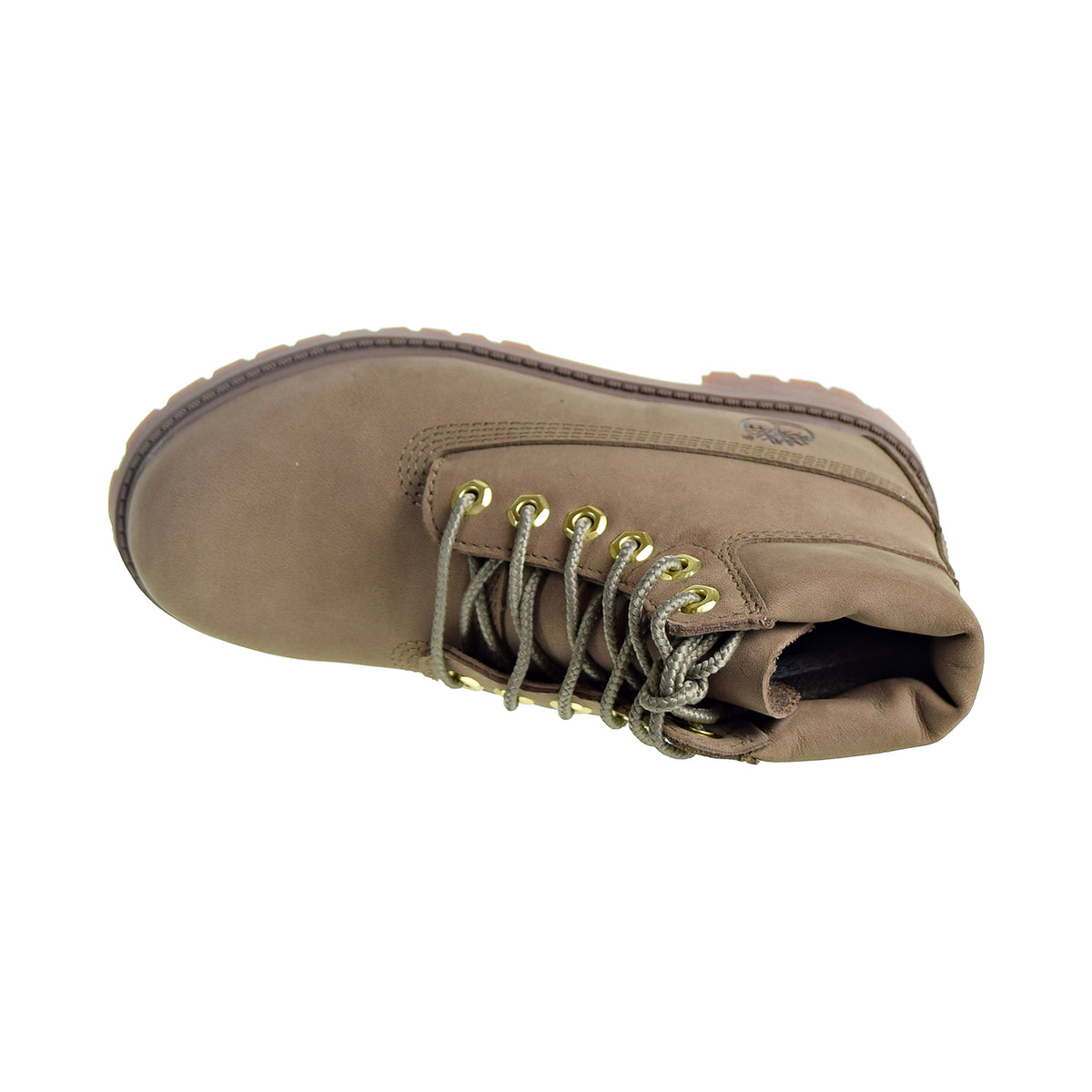 Timberland Premium 6" Waterproof Boot Little Kid's Shoes Dark Beige