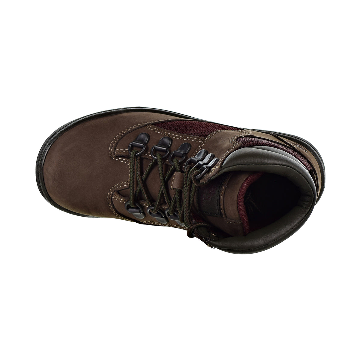 Timberland 6" Field Boot L/F Little Kids' Shoes Dark Brown Nubuck