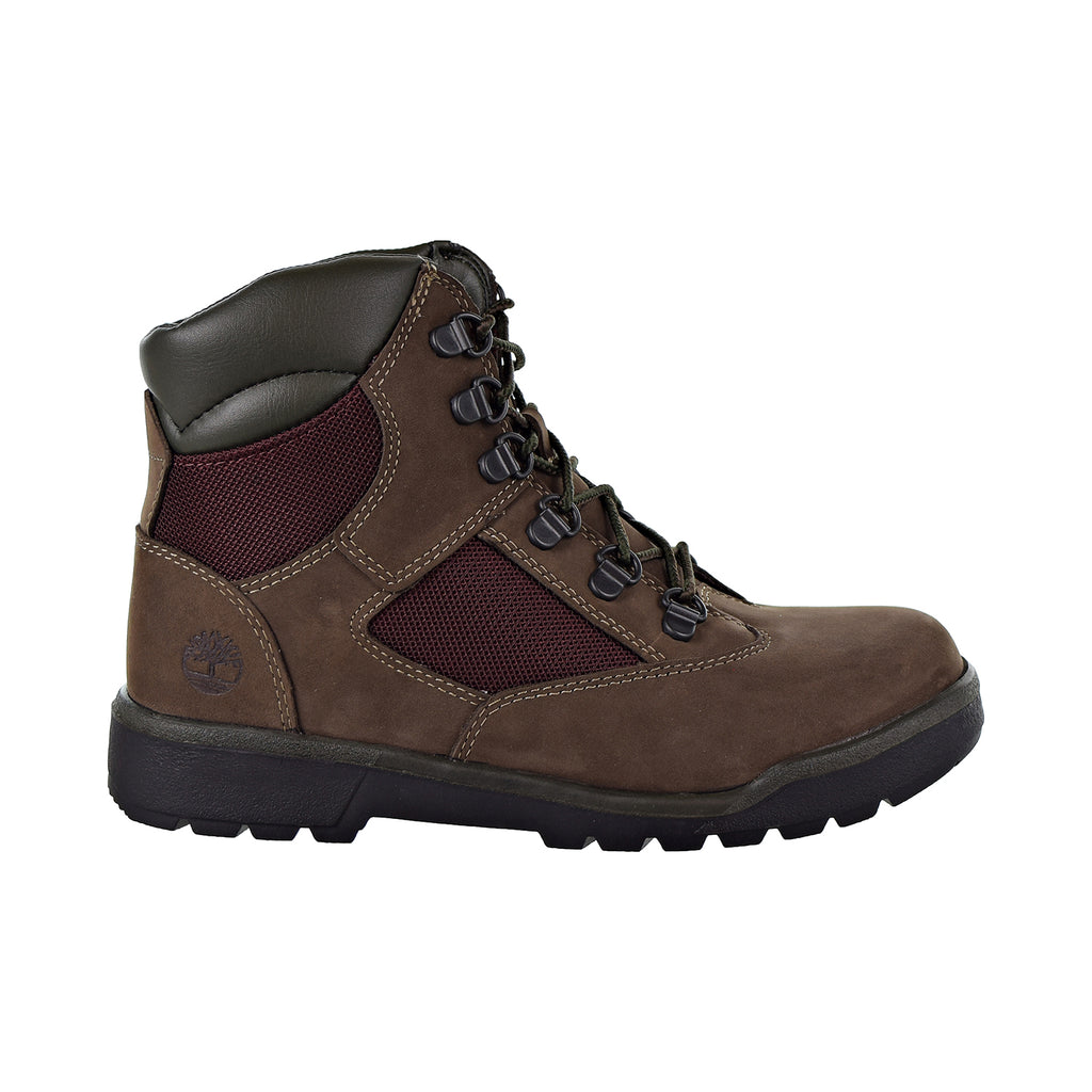 Timberland 6'' Field Boot Big Kids Shoes Dark Brown