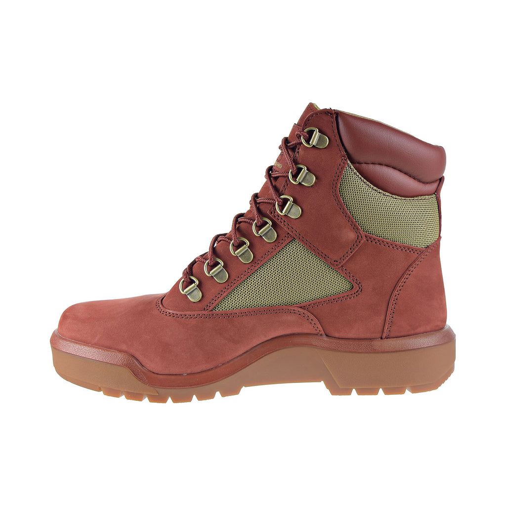 Timberland Waterproof 6 Inch Men s Field Boots Rust Nubuck