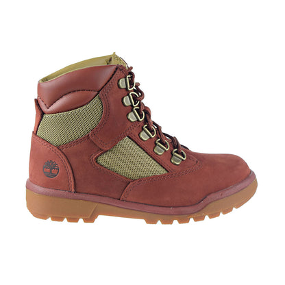 Timberland Little Kids' 6-Inch Field Boots Rust Nubuck