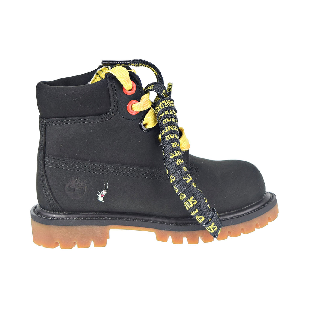 Timberland X SpongeBob 6" Premium Toddler Boots Black