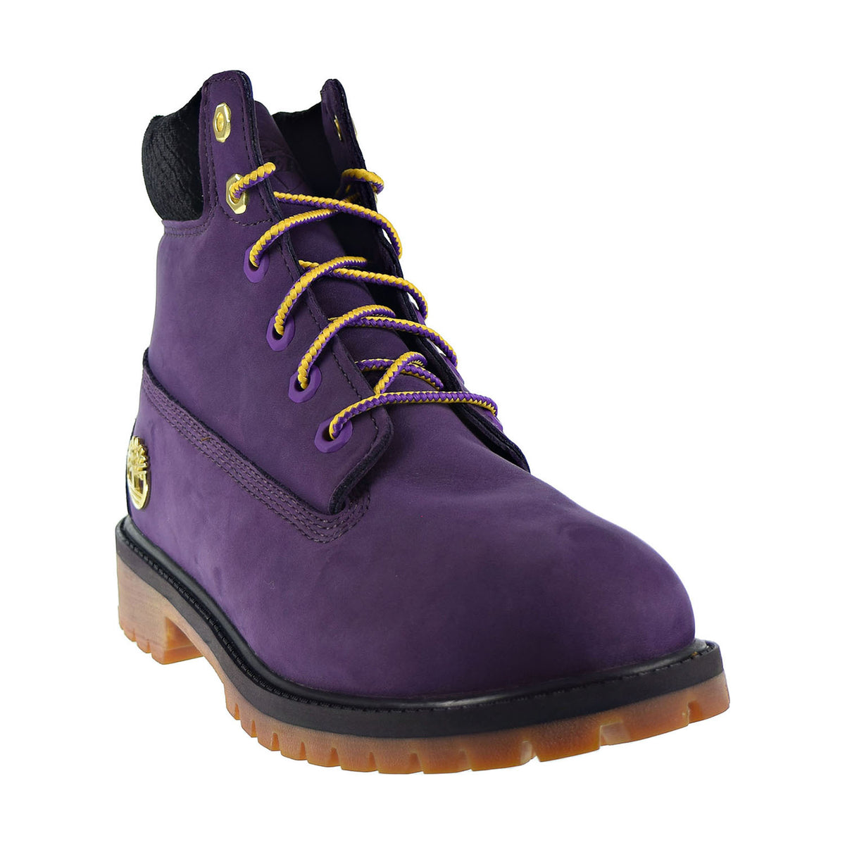 Timberland "LA Lakers" 6-Inch Premium Wp Big Kids' Boots Dark Purple Nubuck