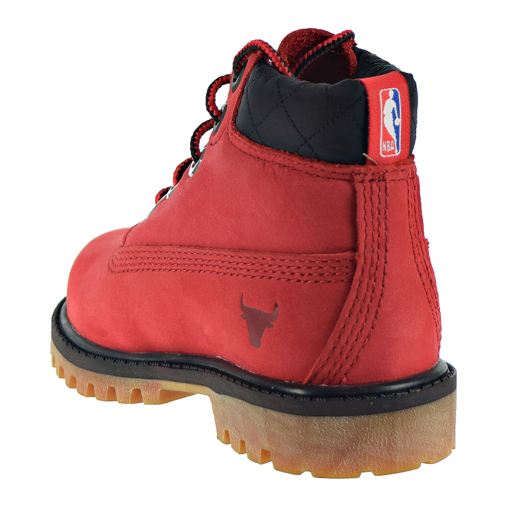 Timberland Chicago Bulls 6-Inch Premium Wp Toddlers' Boot Medium Red N