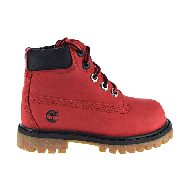 Timberland Chicago Bulls 6-Inch Premium Wp Toddlers' Boot Medium Red Nubuck
