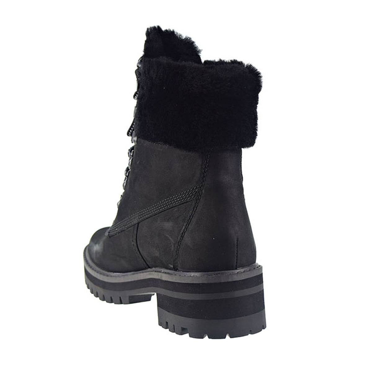 Timberland Courmayeur Valley 6" Shearling Waterproof Women's Boots Black Nubuck