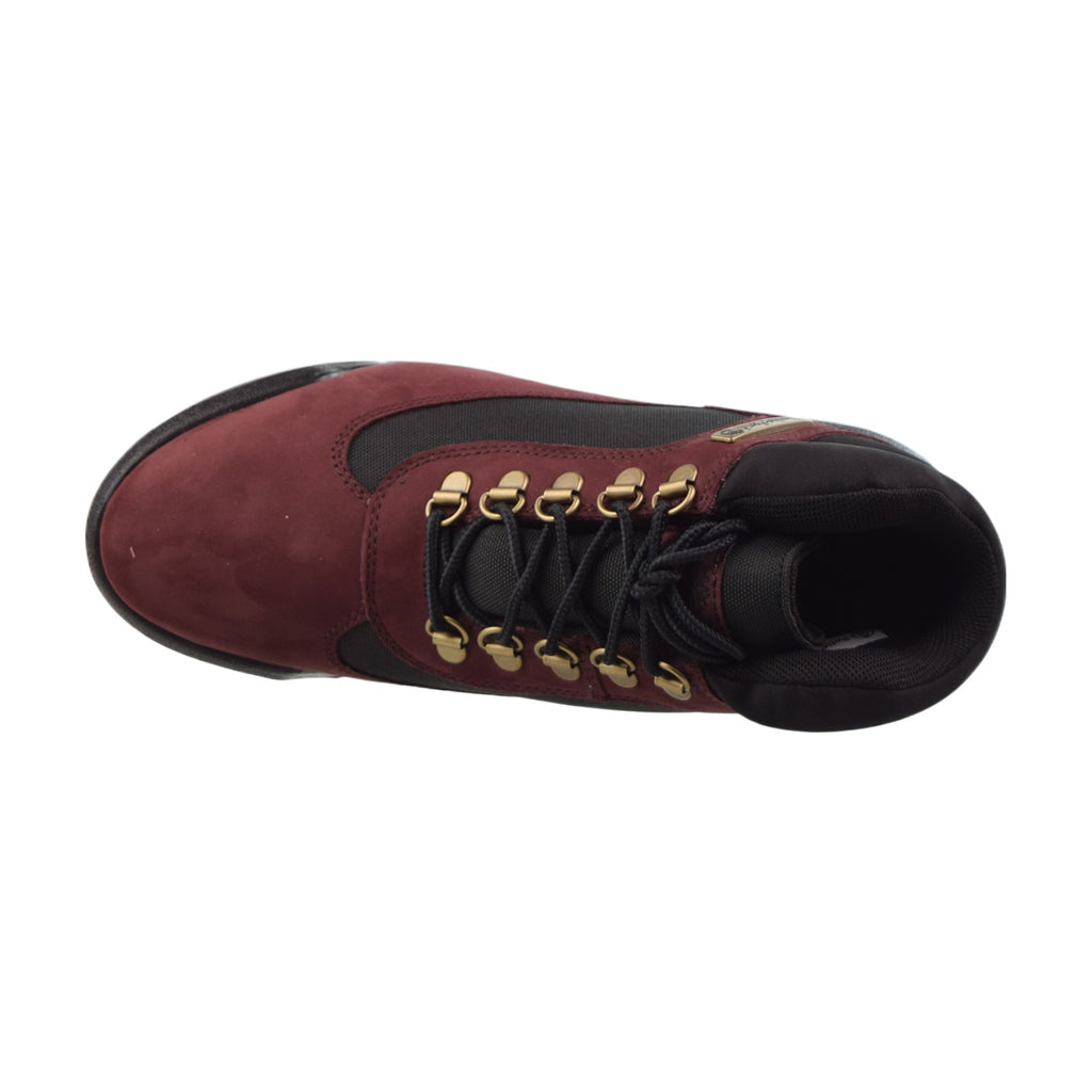 Burgundy hot sale timberlands mens