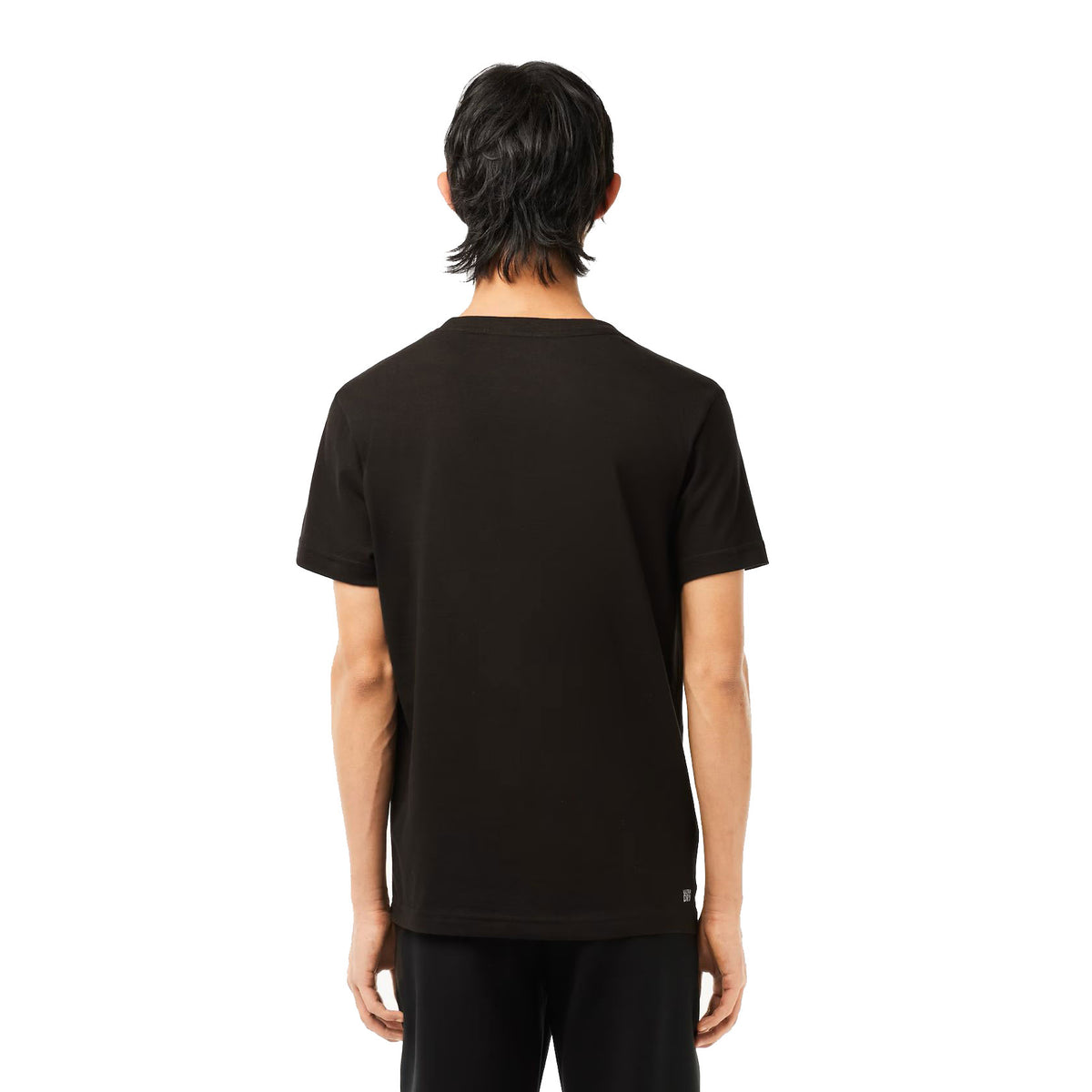 Lacoste 3D Print Croc Jersey Men's T-Shirt Black
