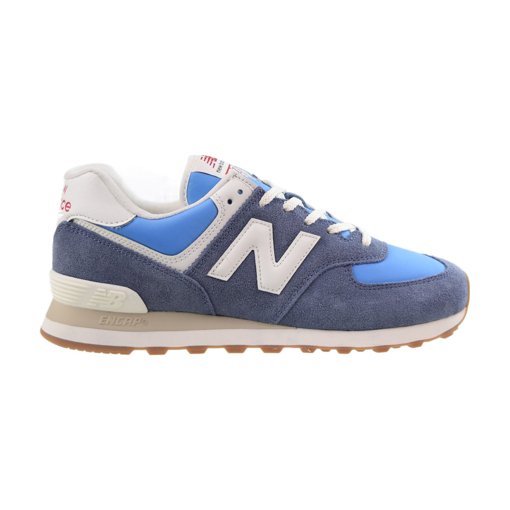 New Balance 574 Men's Shoes Blue-White Gum
