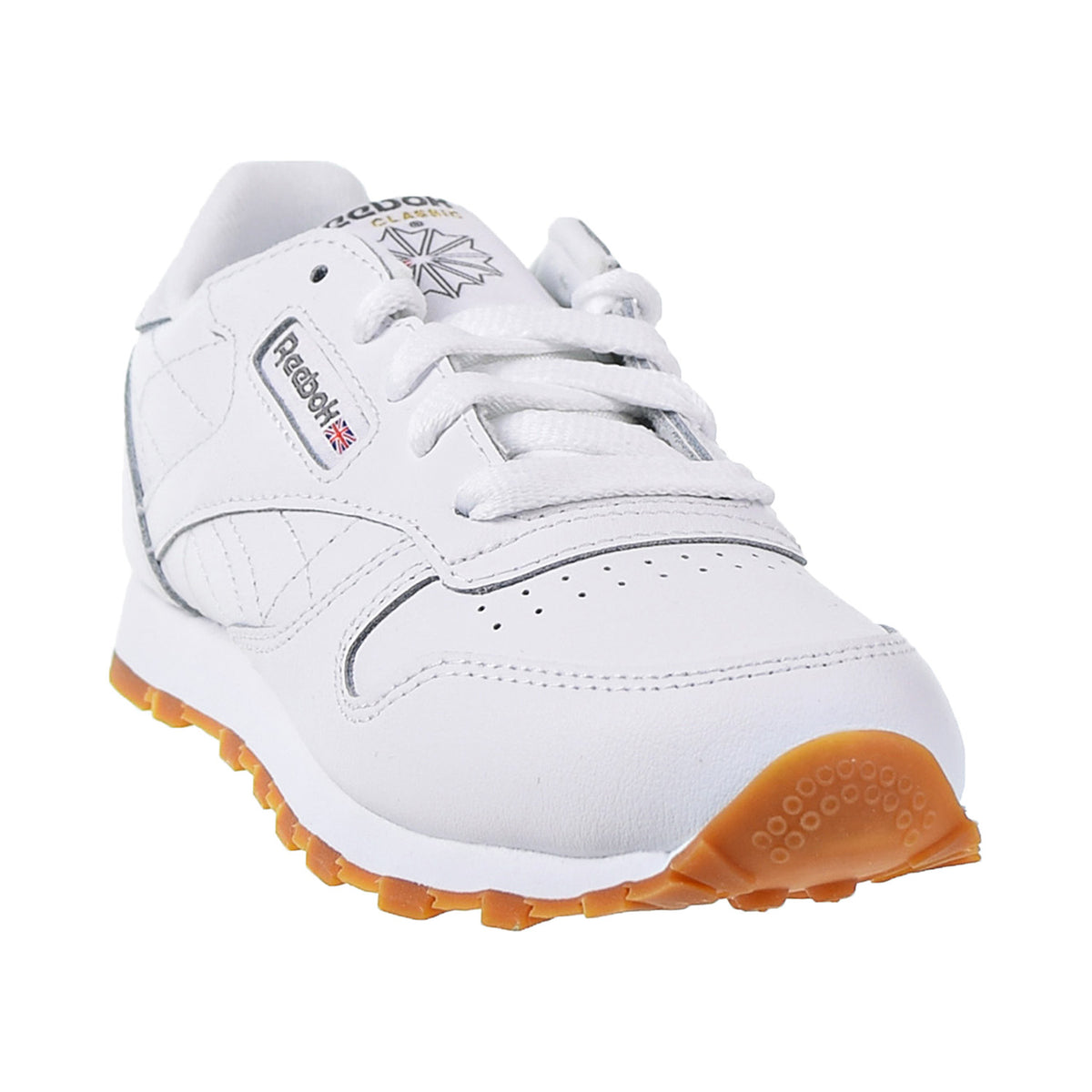 Reebok Classic Leather Little Kid's Shoes White-Gum