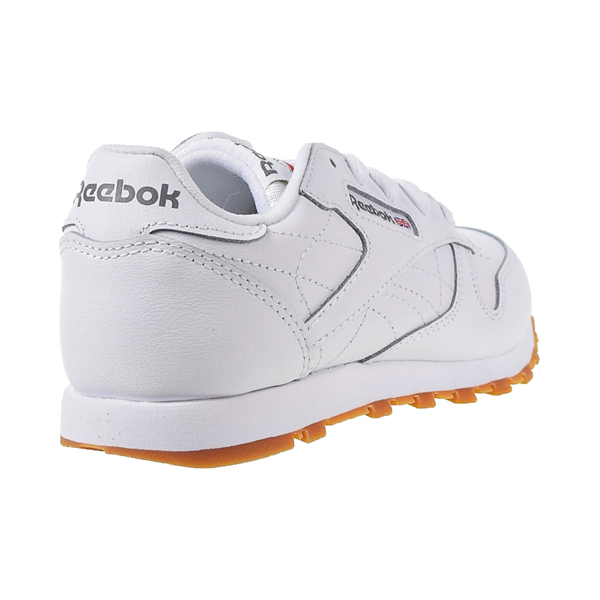 Reebok Classic Leather Little Kid's Shoes White-Gum