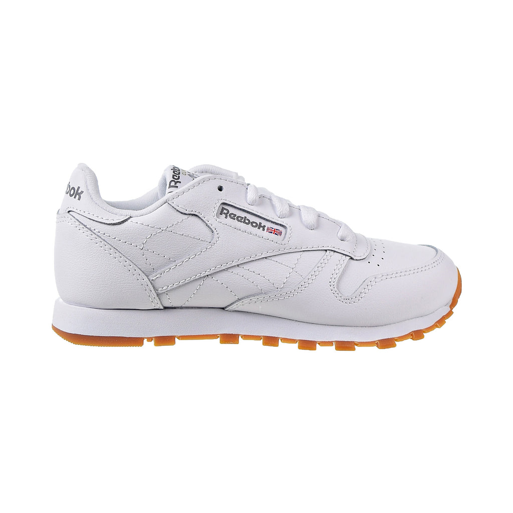 Reebok Classic Leather Little Kid's Shoes White-Gum