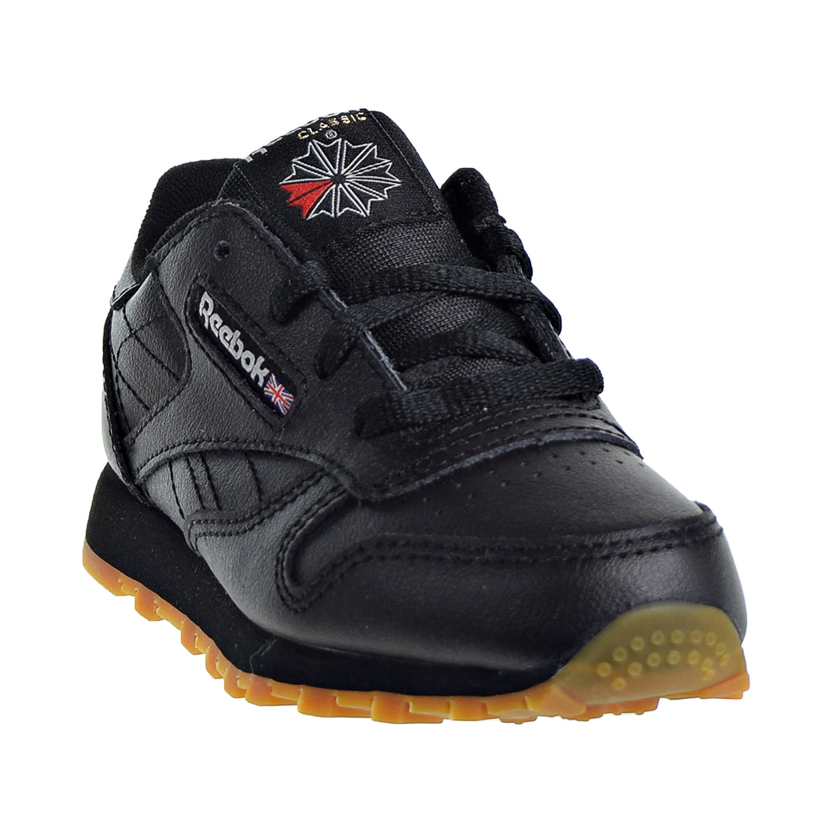Reebok Classic Leather Toddler's Shoes Black/Gum