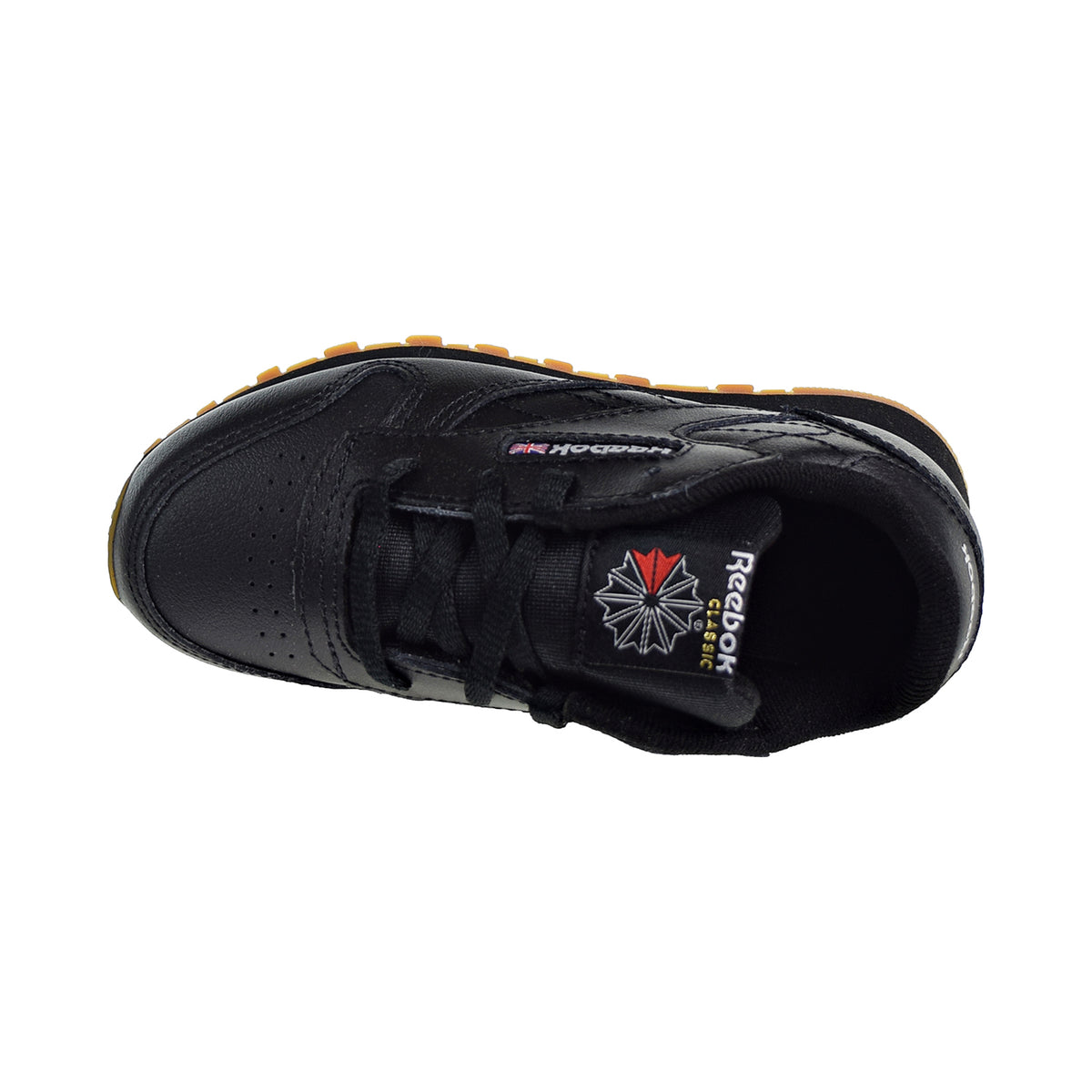 Reebok Classic Leather Toddler's Shoes Black/Gum