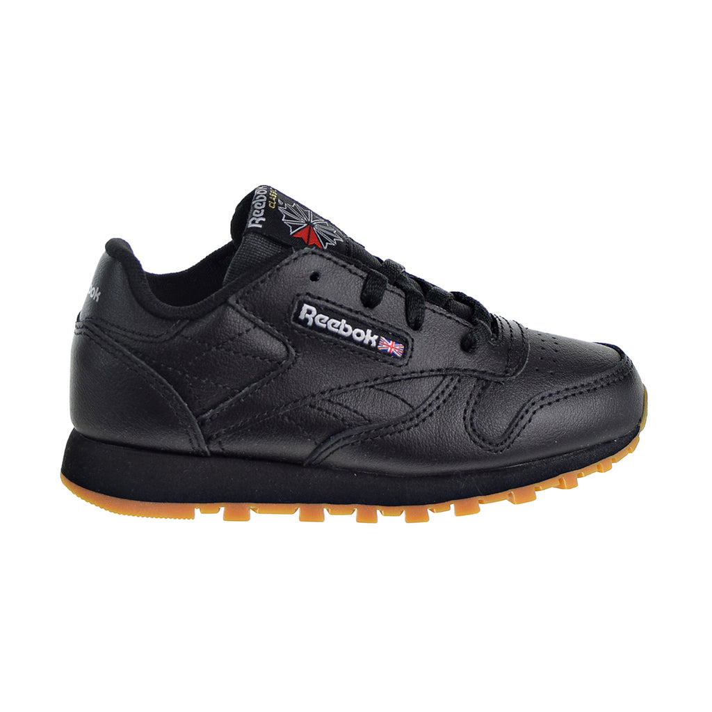 Reebok Classic Leather Toddler's Shoes Black/Gum