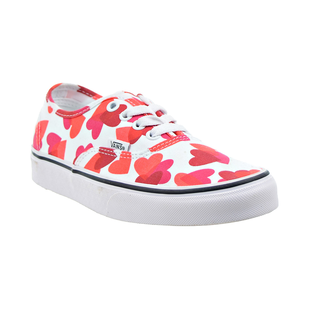 Vans Authentic "Valentine Hearts" Men's Shoes True White-Red