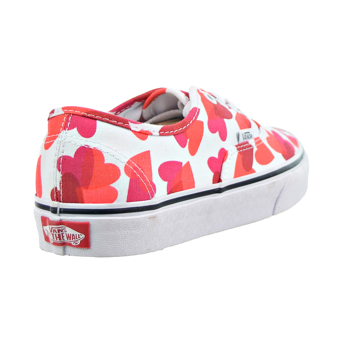 Vans Authentic "Valentine Hearts" Men's Shoes True White-Red