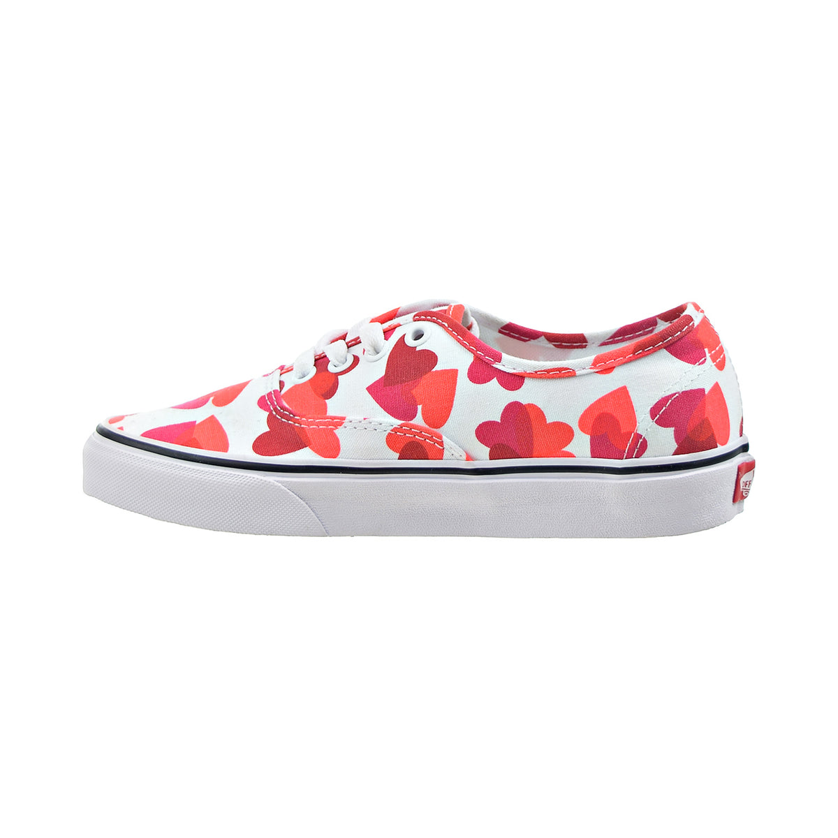 Vans Authentic "Valentine Hearts" Men's Shoes True White-Red