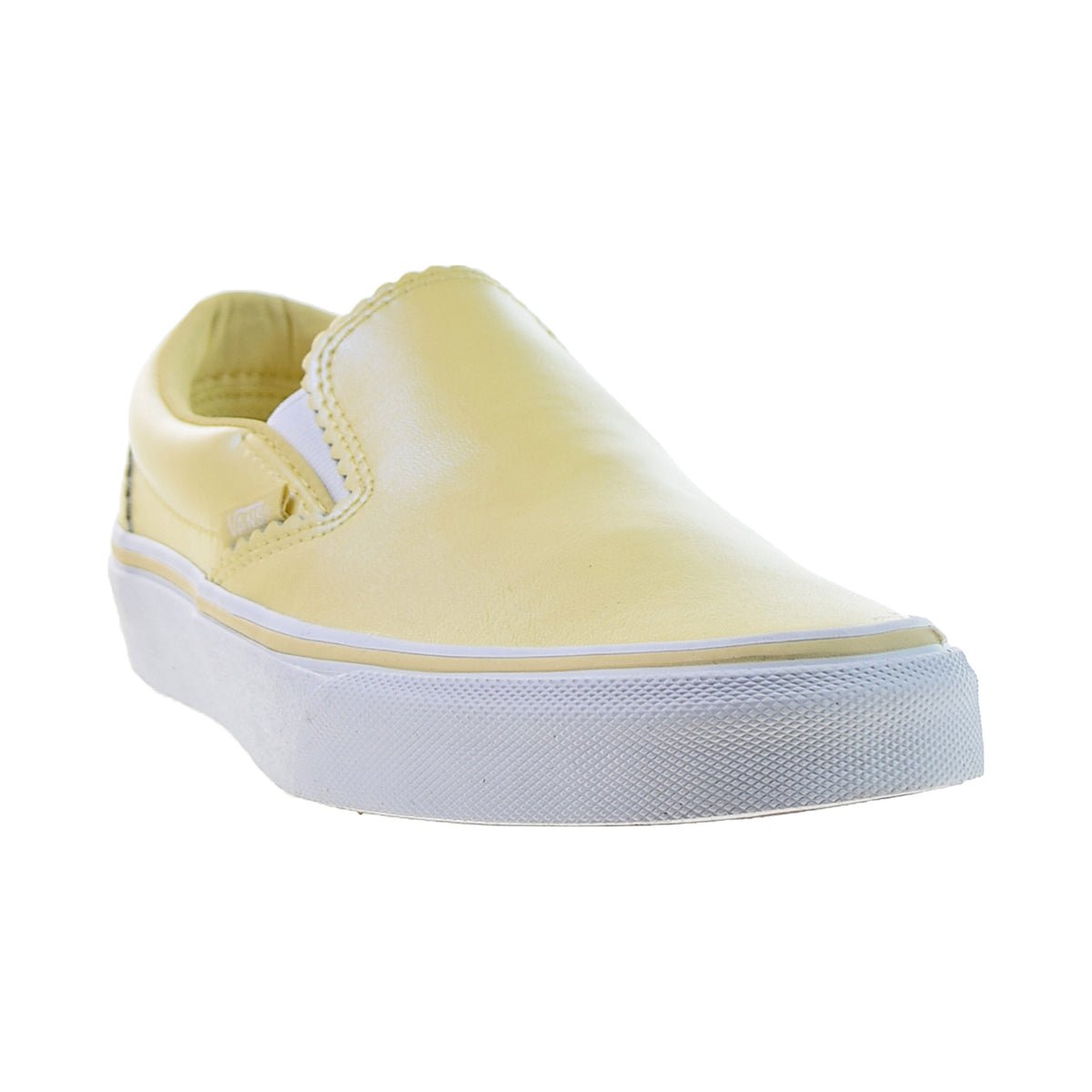 Vans Classic Slip-On "Pearl Suede" Men's Shoes Gold-True White