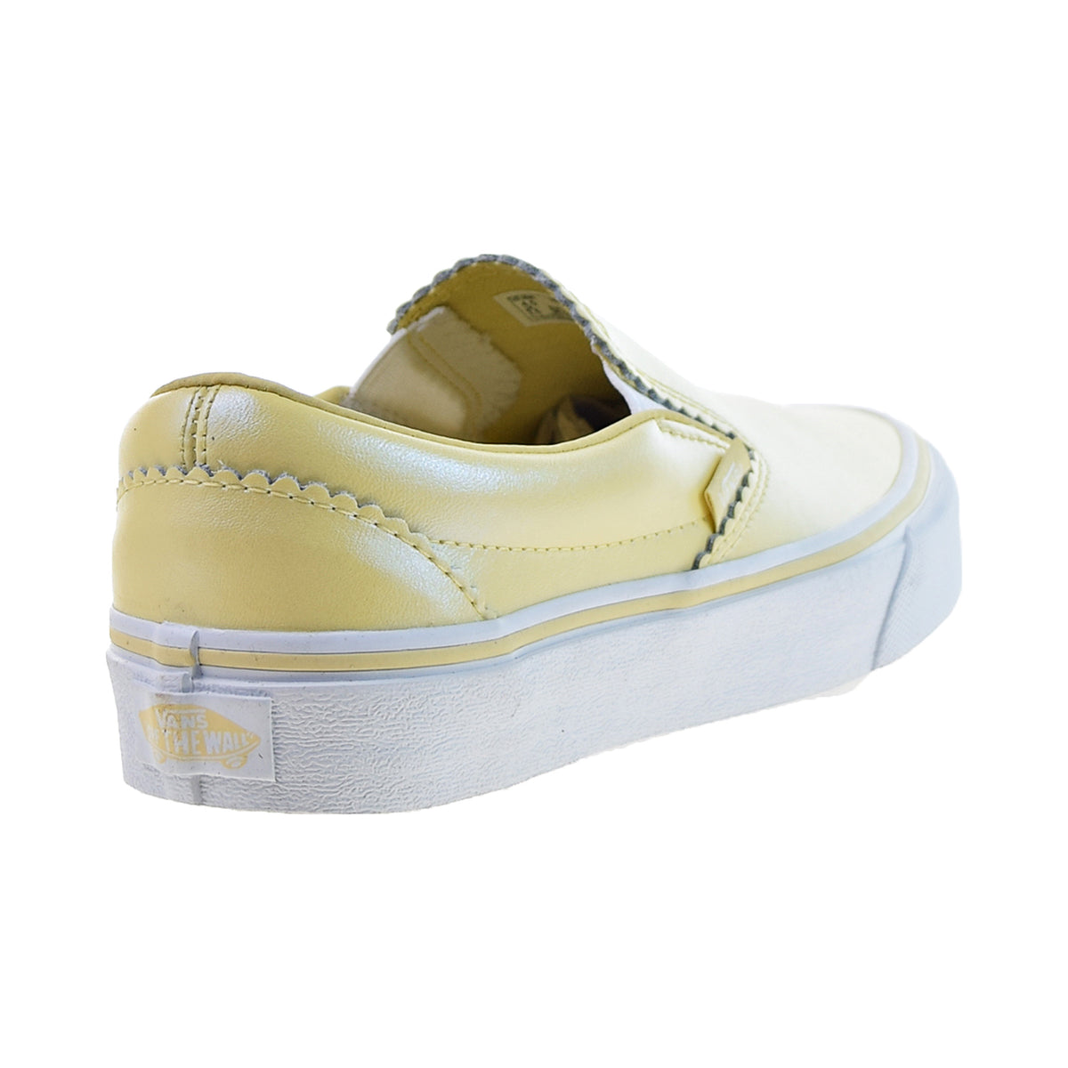 Vans Classic Slip-On "Pearl Suede" Men's Shoes Gold-True White