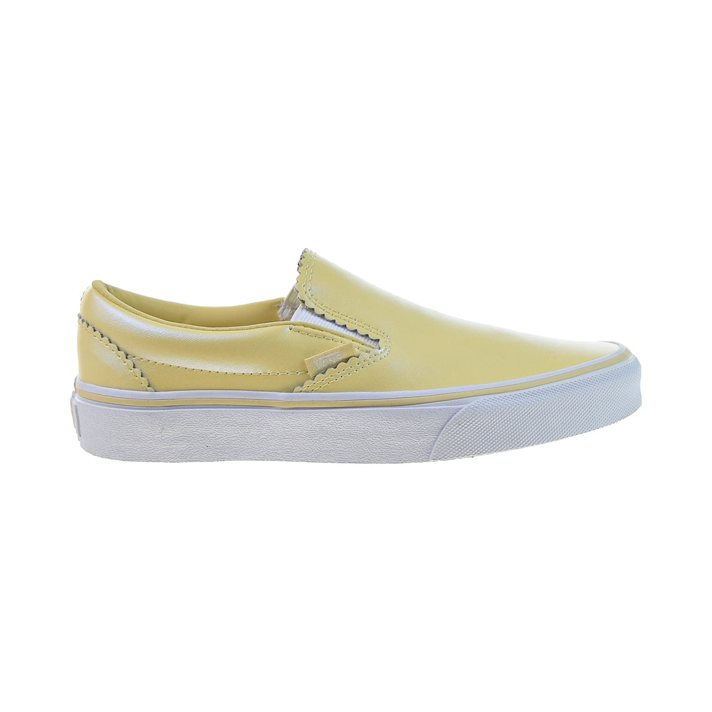 Vans Classic Slip-On "Pearl Suede" Men's Shoes Gold-True White
