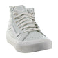 Vans Sk8-Hi Slim Zip Leather Men's Shoes Zephyr Blue-Black