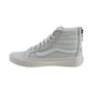 Vans Sk8-Hi Slim Zip Leather Men's Shoes Zephyr Blue-Black