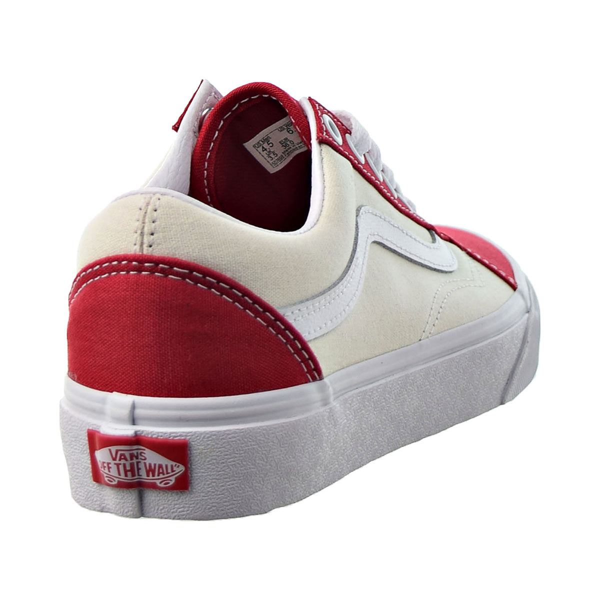 Vans Old Skool Classic Sport Men's Shoes Chilipepper-True White
