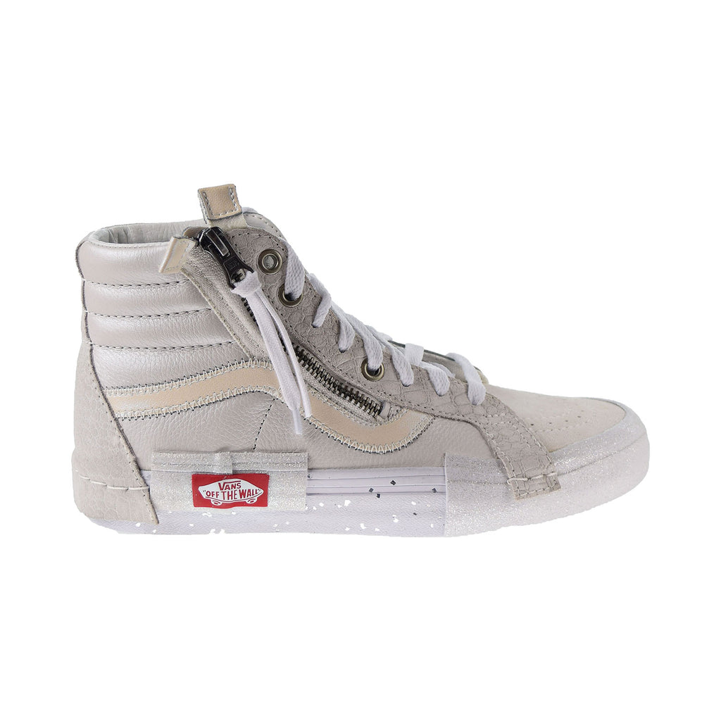 Vans Glitter Mix SK8-Hi Reissue Cap Men's Shoes Blanc De Blanc-True White