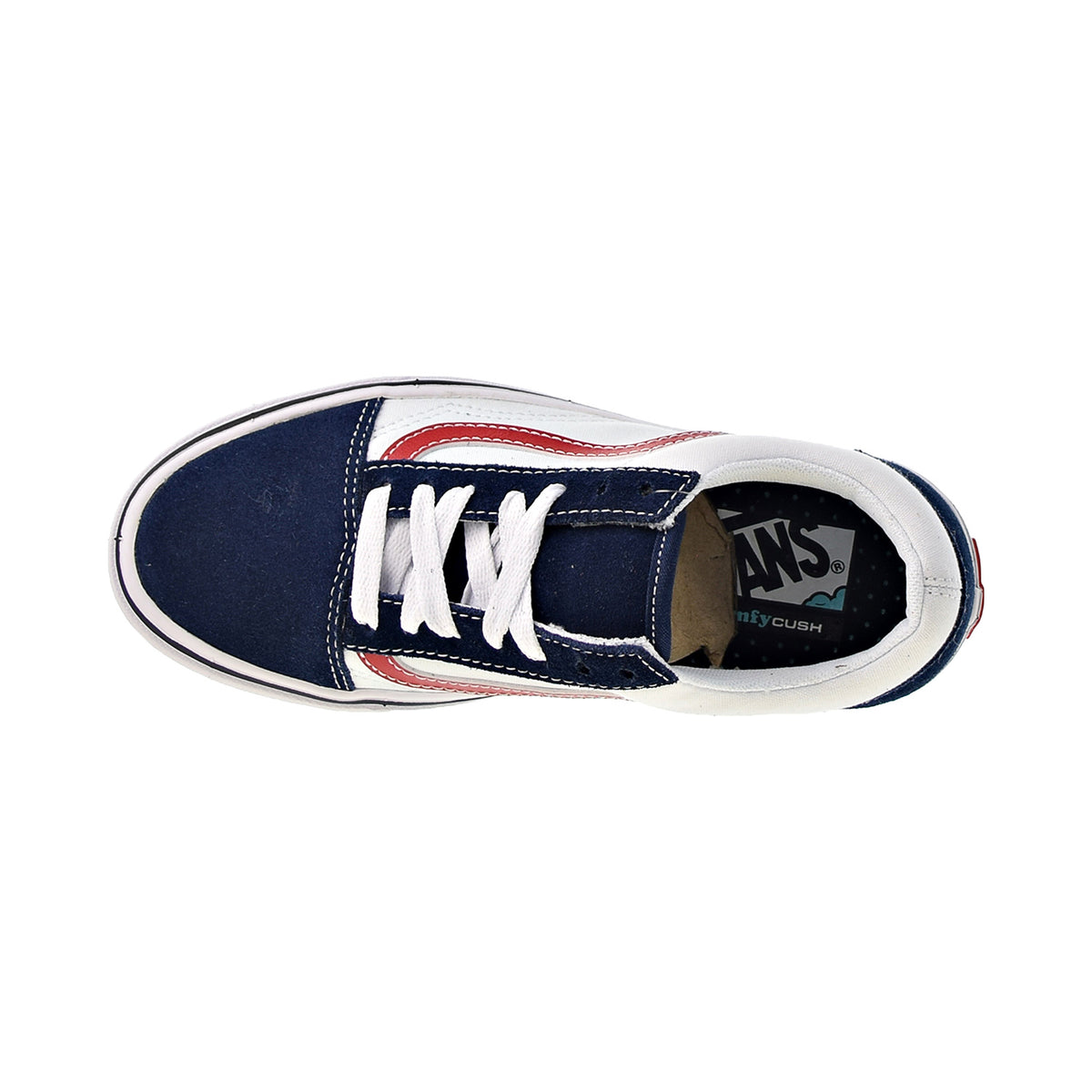 Vans ComfyCush Old Skool Men's Shoes Dress Blues-White
