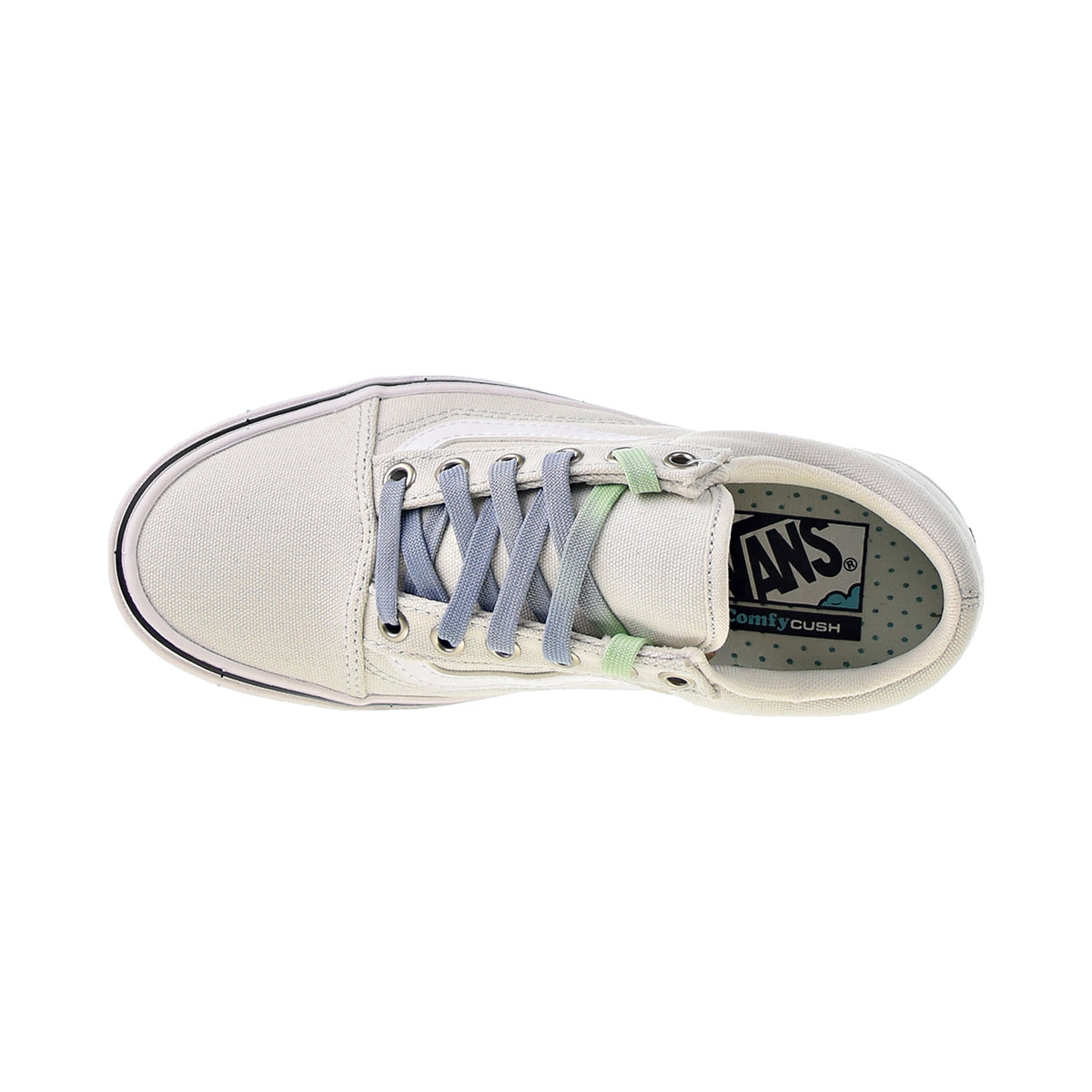 Vans ComfyCush Old Skool Men's Shoes Barely Blue-True White